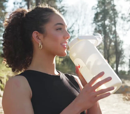 FINAL SALE - ™ SHATTER-RESISTANT GLASS WATER BOTTLE | 64 OZ