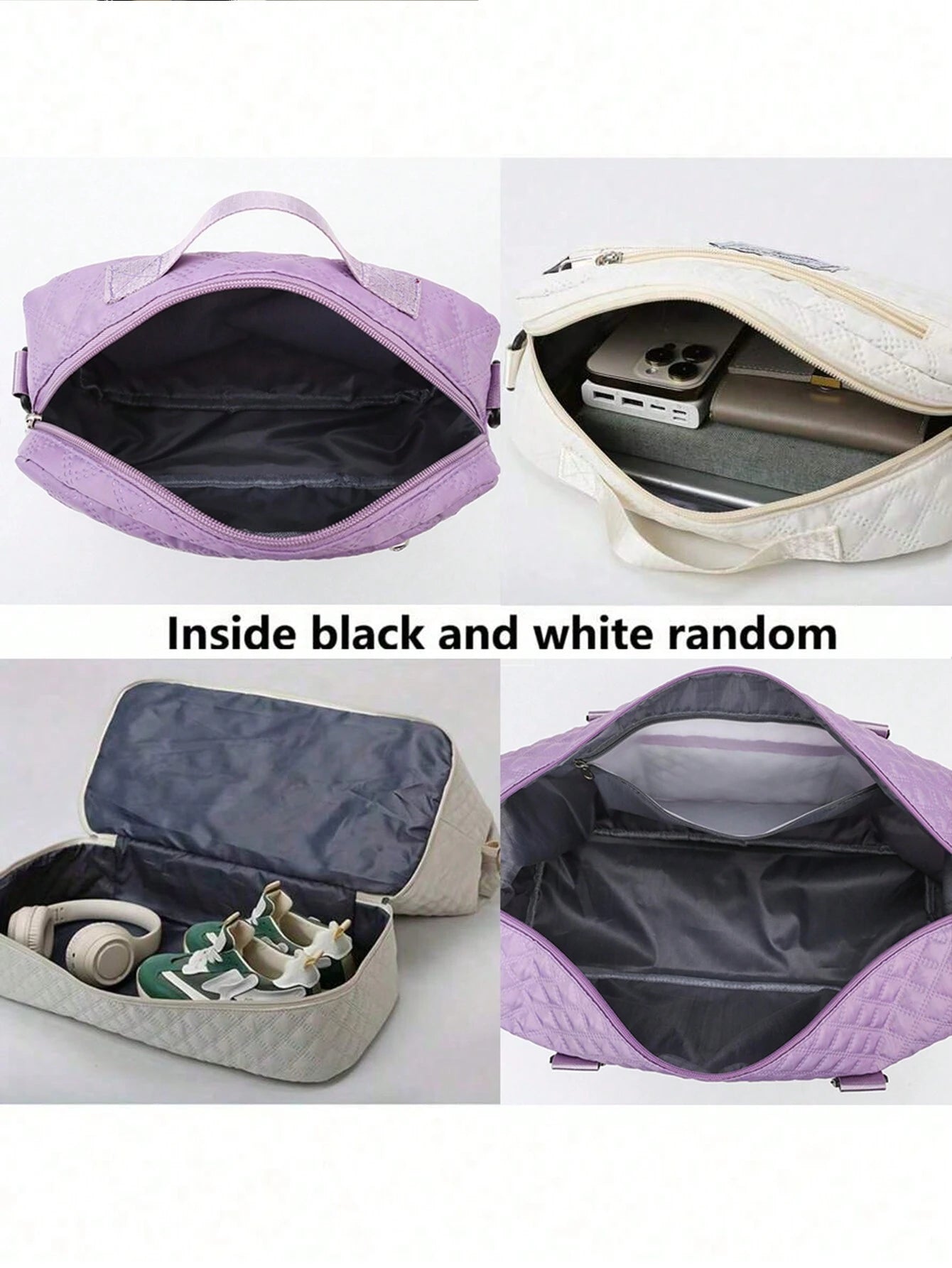 2PCS Large Capacity Travel Duffel Bag, Wet and Dry Separation Fitness Bag, Weekend Overnight Shoulder Bag, Hospital Necessary Mommy Bag, Travel Bag, Holiday Bag, Weekend Bag, Overnight Bag, with a Pull Bar Bag, with Shoe Storage, Durable Boarding Bag, Cos