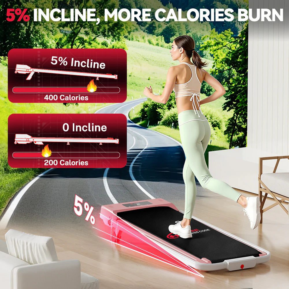 Treadmill C1, Speed 1-10KM/H, 5% Manual Incline