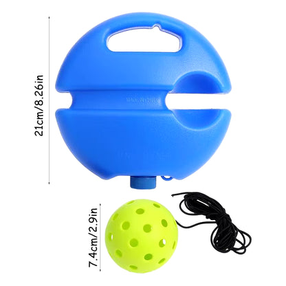 Pickleball Balls Trainer | Exerciser Pickleball Ball Trainer | 40 Holes Pickleball Training Rebound Practice Tool with Baseboard