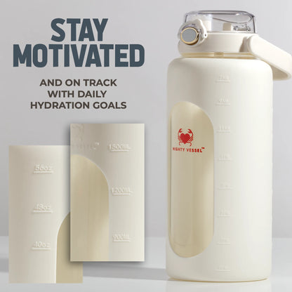 FINAL SALE - ™ SHATTER-RESISTANT GLASS WATER BOTTLE | 64 OZ