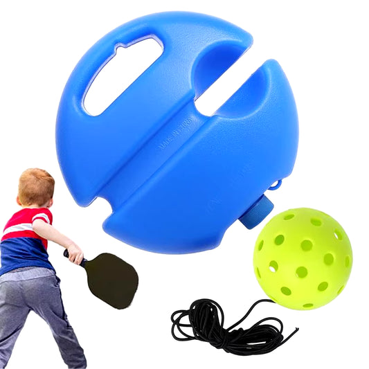 Pickleball Balls Trainer | Exerciser Pickleball Ball Trainer | 40 Holes Pickleball Training Rebound Practice Tool with Baseboard