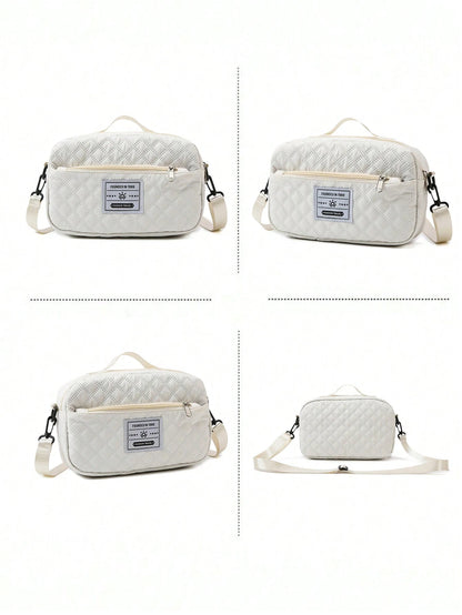 2PCS Large Capacity Travel Duffel Bag, Wet and Dry Separation Fitness Bag, Weekend Overnight Shoulder Bag, Hospital Necessary Mommy Bag, Travel Bag, Holiday Bag, Weekend Bag, Overnight Bag, with a Pull Bar Bag, with Shoe Storage, Boarding Bag, Cosmetics S