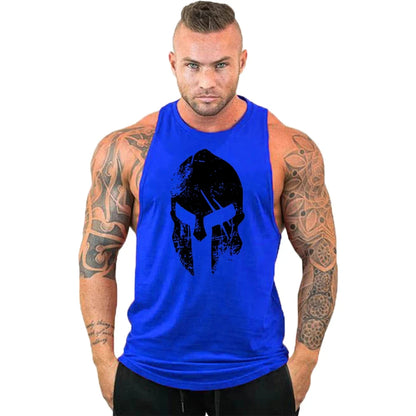 Gym Top Men Shirt Man Muscle Fit T-shirt Fitness Bodybuilding Stringer Vest Clothes Clothing Men's Singlets Muscular T-shirts