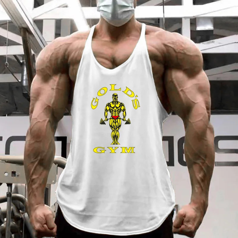 Muscle Tank Tops for Men Thin Strap Workout Stringer Sleeveless Shirts Loose Fit Gym Bodybuilding Moisture Wicking Shirts Men