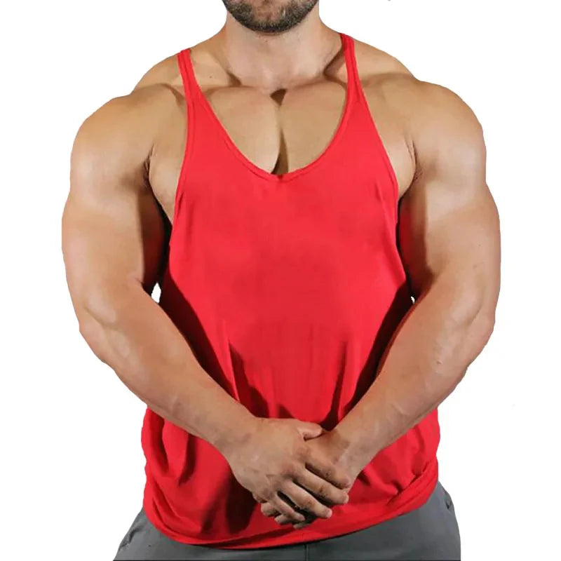 Top Gyms Men's Clothes Tank Vest Gym Shirt Undershirt Man Sportswear Bodybuilding Workout Vests Muscle Clothing Brand Fitness