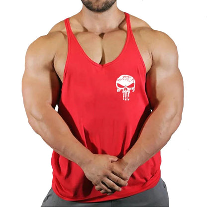 Top Gyms Men's Clothes Tank Vest Gym Shirt Undershirt Man Sportswear Bodybuilding Workout Vests Muscle Clothing Brand Fitness