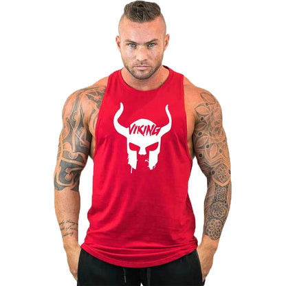 Gym Top Men Shirt Man Muscle Fit T-shirt Fitness Bodybuilding Stringer Vest Clothes Clothing Men's Singlets Muscular T-shirts