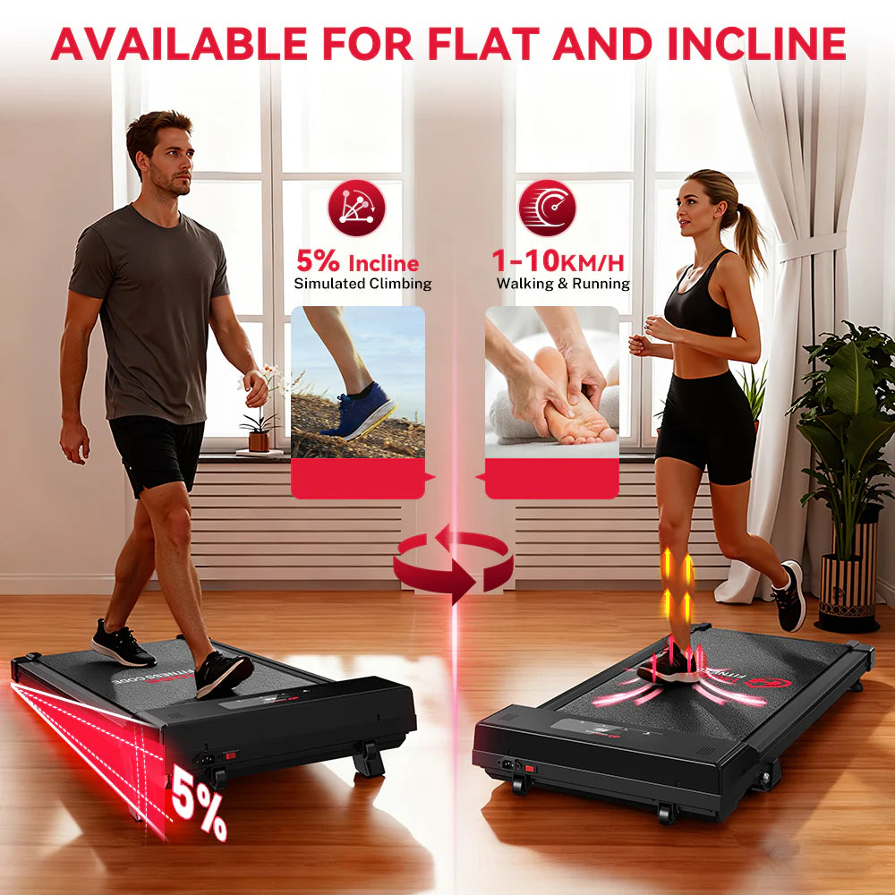 Treadmill C1, Speed 1-10KM/H, 5% Manual Incline