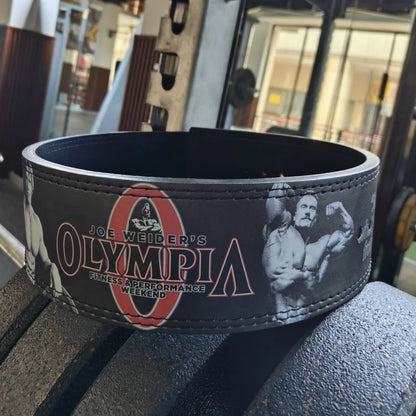 Gym Weight Lifting Belt with Lever Buckle Thick 10MM Powerlifting Belt for Men Women Heavy Duty Workout Deadlift Belt for Squat