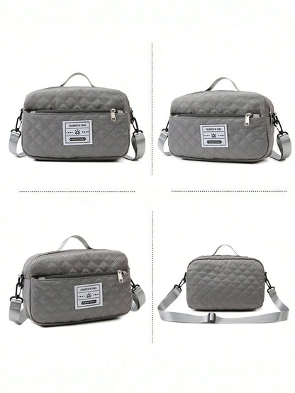 2PCS Large Capacity Travel Duffel Bag, Wet and Dry Separation Fitness Bag, Weekend Overnight Shoulder Bag, Hospital Necessary Mommy Bag, Travel Bag, Holiday Bag, Weekend Bag, Overnight Bag, with a Pull Bar Bag, with Shoe Storage, Boarding Bag, Cosmetics S