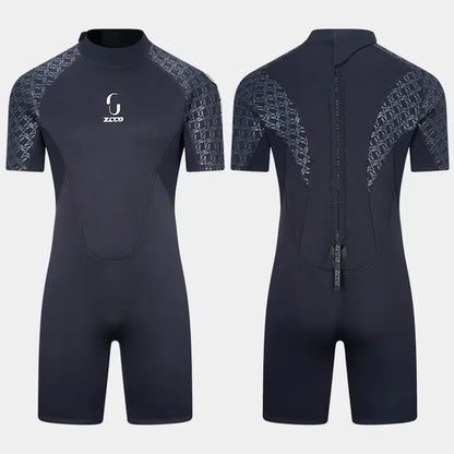 3MM Neoprene Short Sleeve Wetsuit Men Women Surf Scuba Diving Suit Equipment Underwater Spearfishing Kitesurf Equipment Swimwear